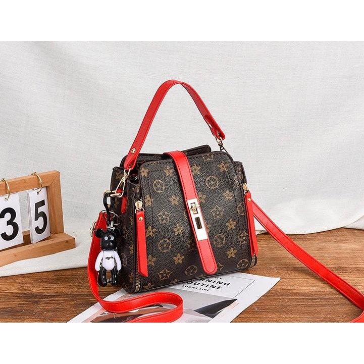 BQ 2454 RISCE TAS SELEMPANG IMPORT WANITA CEWEK PEREMPUAN LT 1466 EL 315 GI 88090 CR 7069