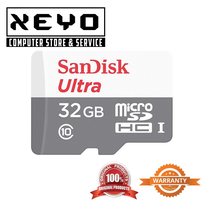 Sandisk Ultra micro SD / Micro SD Class 10 48MB/s - 32GB