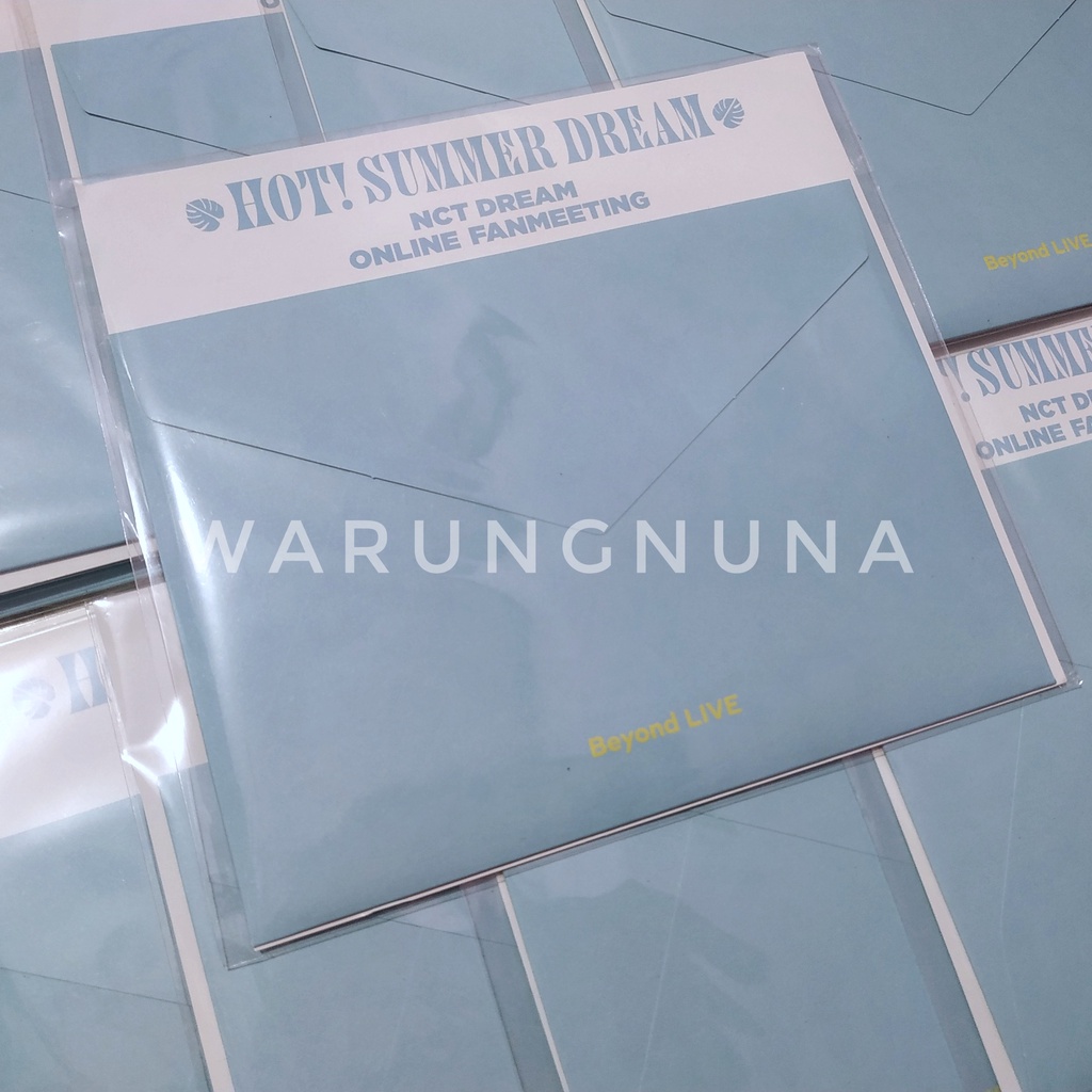 [ READY STOCK ] OFFICIAL MD BEYOND LIVE NCT DREAM HOT SUMMER - AR TIKET MINI BAG POSTCARD BOOK SEALE