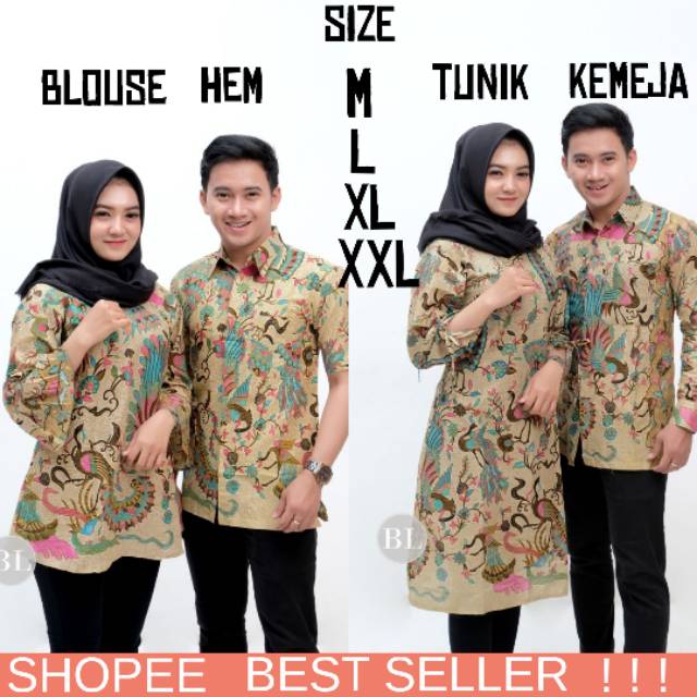  Batik  Couple NotoArto Batik  IPNU IPPNU Kemeja  Pria Sogan 