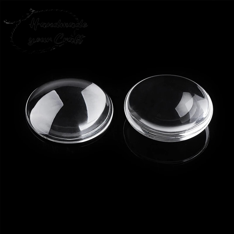 7.7 BIG SALE Manik-Manik Kaca Cabochon Transparan Ukuran 6/8 Mm