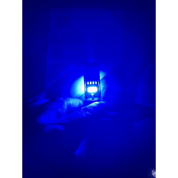 LAMPU LED DEPAN MATIC BEBEK H6 CREE BIRU DC-12V