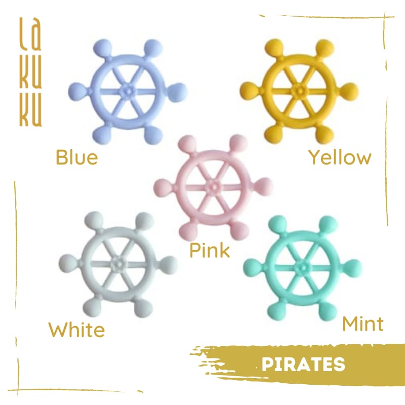 Lakuku - Teether Sillicone Gum Simple Karakter Bertekstur Ringan