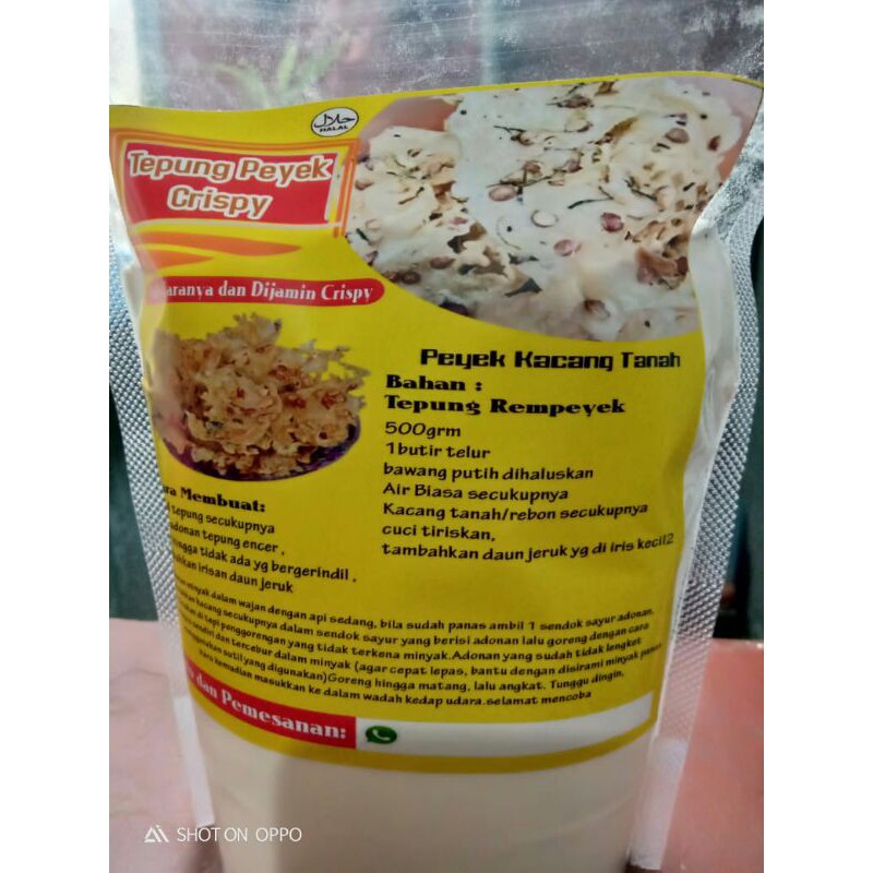 

Tepung Peyek Crispy Ala Chef 1/2 kg