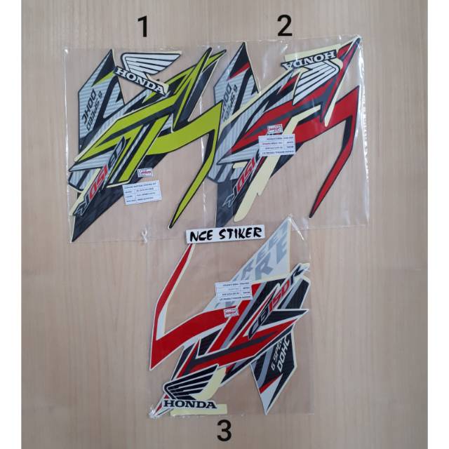 STIKER STRIPING HONDA CB 150 R CB150R CB150 R TAHUN 2017