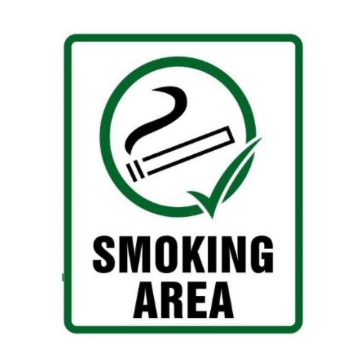 

Stiker smoking area stiker dilarang merokok stiker sign uk 23×30