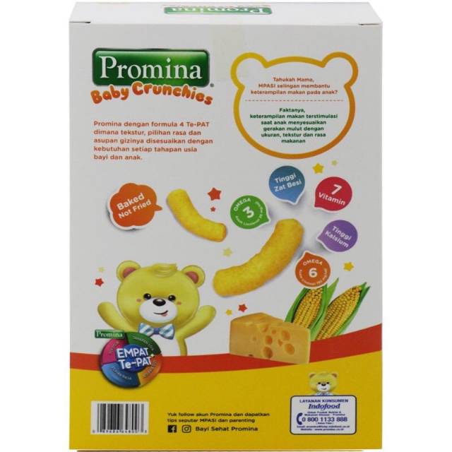 TERMURAH !  Promina Crunchies 20gr (8bulan) / snack bayi / biskuit bayi