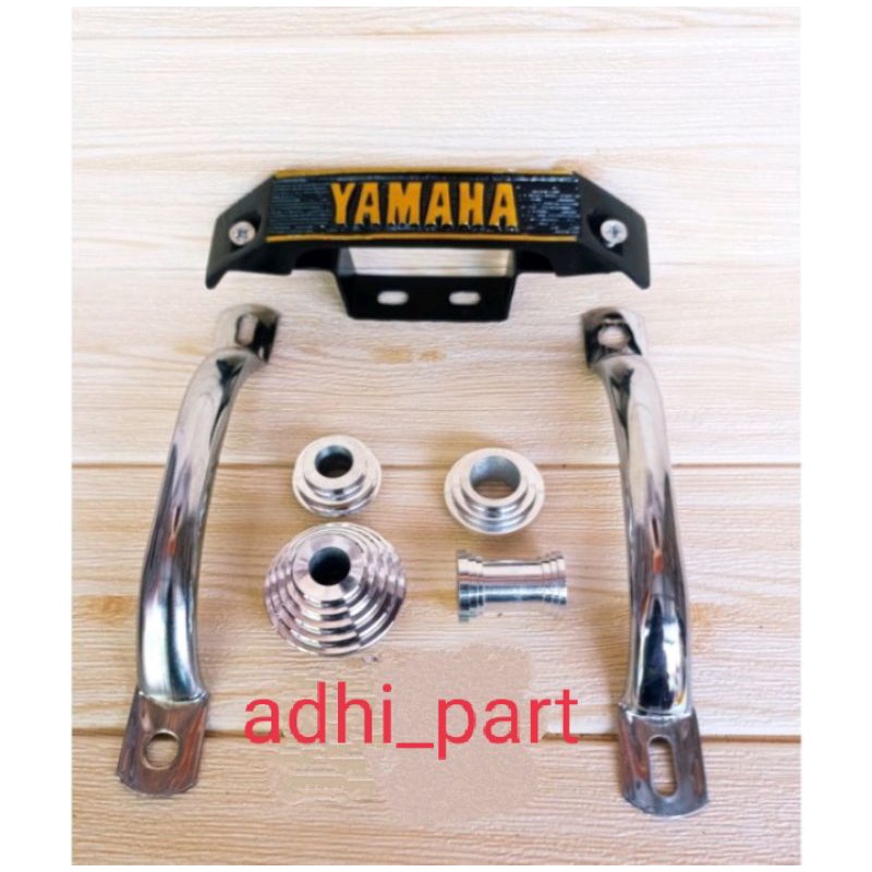 kumis yamaha rx king set begel mini crom dan bosh tromol