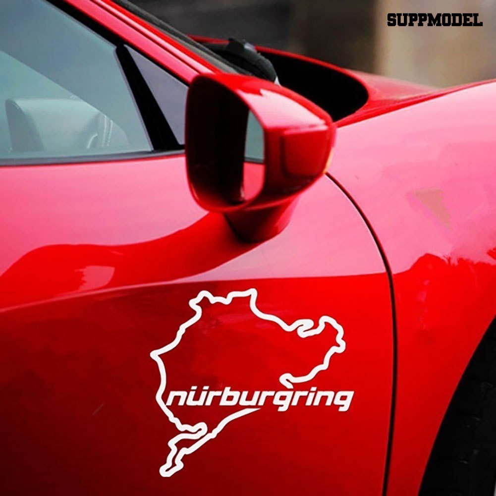 Stiker Reflektif Motif Nurburgring Untuk Dekorasi Mobiltruk