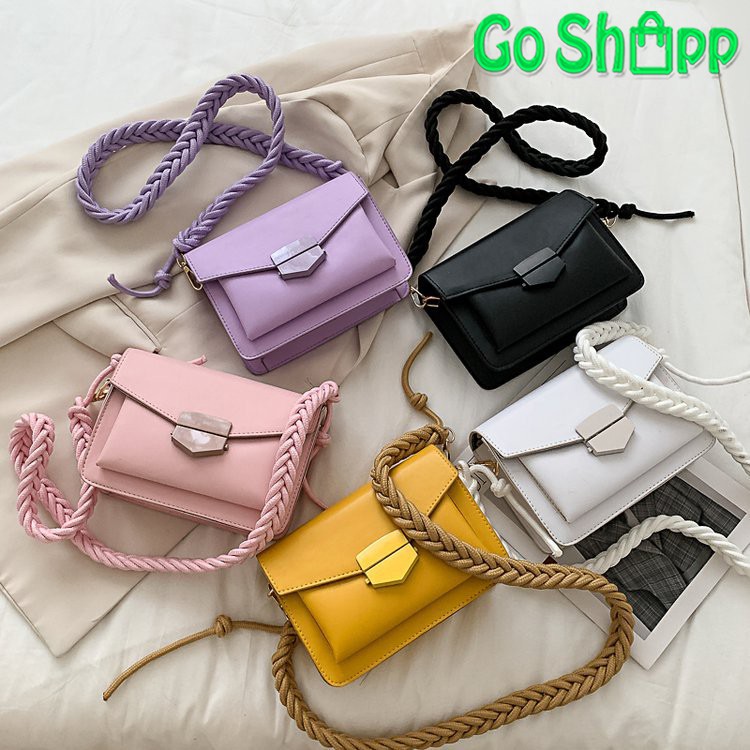 Tas Wanita Import Model Terbaru - Tas Fashion Korea Import - Tas Selempang Model Tali Tambang [SL60]