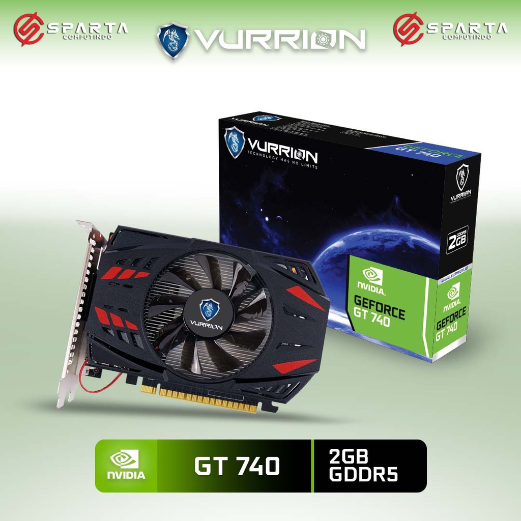 VGA Nvidia Geforce GT 740 2GB GDDR5 Vurrion New Garansi Resmi