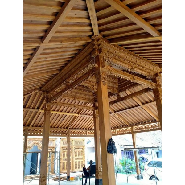 joglo pedopo  karya anak jepara