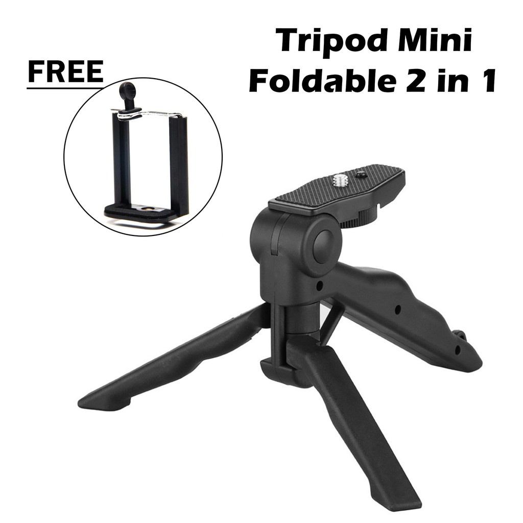 TRIPOD MINI UNTUK HP FREE HOLDER U FOR SMARTPHONE CAMERA &amp; ACTION CAM