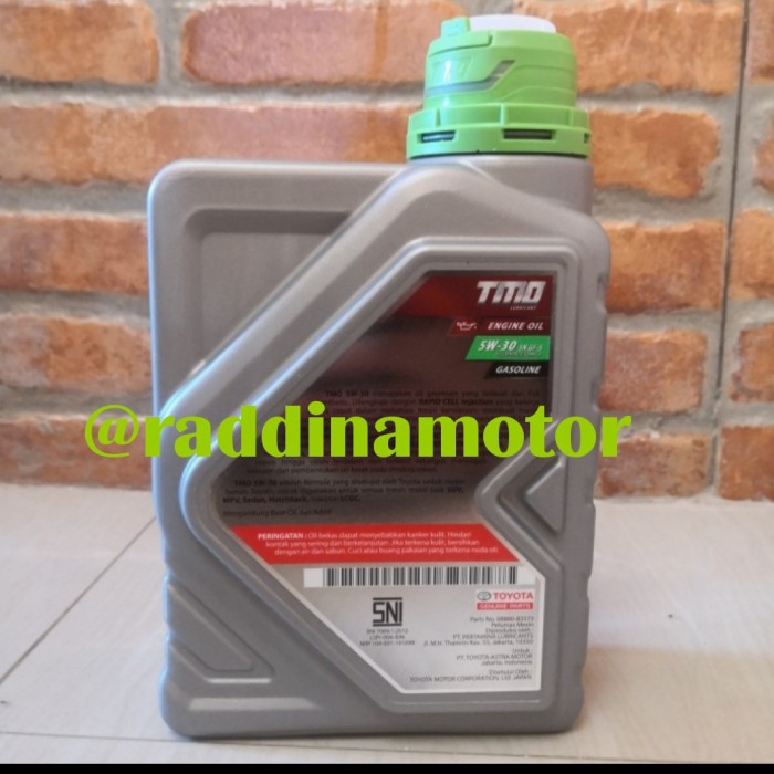 oli mesin tmo Toyota 5w30 Full synthetic original free gasket oli