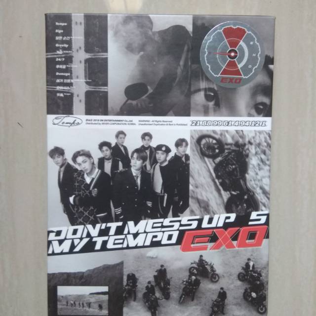 EXO DON'T MESS UP MY TEMPO DMUMT ALLEGRO VERSION PC XIUMIN POSTCARD SUHO