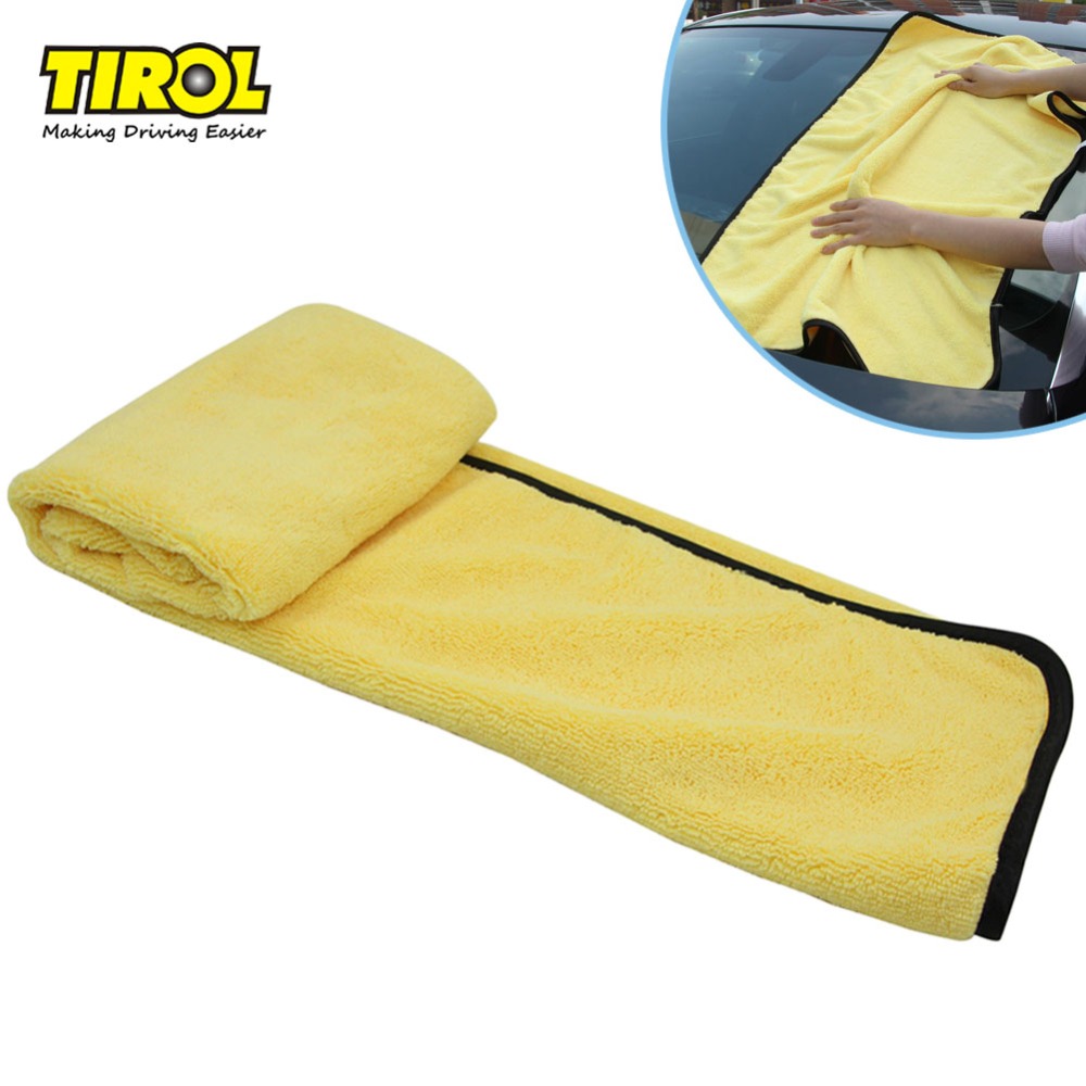 Tirol Handuk Microfiber Lap Pengering Mobil XL 92 x 56 cm - T22453YL