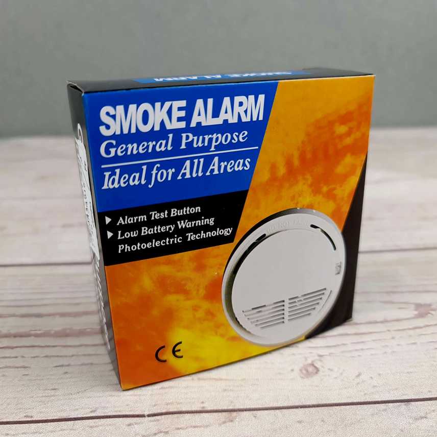 Carbon Monoxide Smoke Alarm Detector / Smoke Detektor Fire Alarm CO2 / Alat Pendeteksi Asap Karbon Dioksida Kebakaran Ruangan kantor Apartemen restoran / Alarm Kebakaran Manual Nirkable / Bel Kebakaran Tanpa Kabel / Alat Sensor Asap LED / Alarm Asap Murah