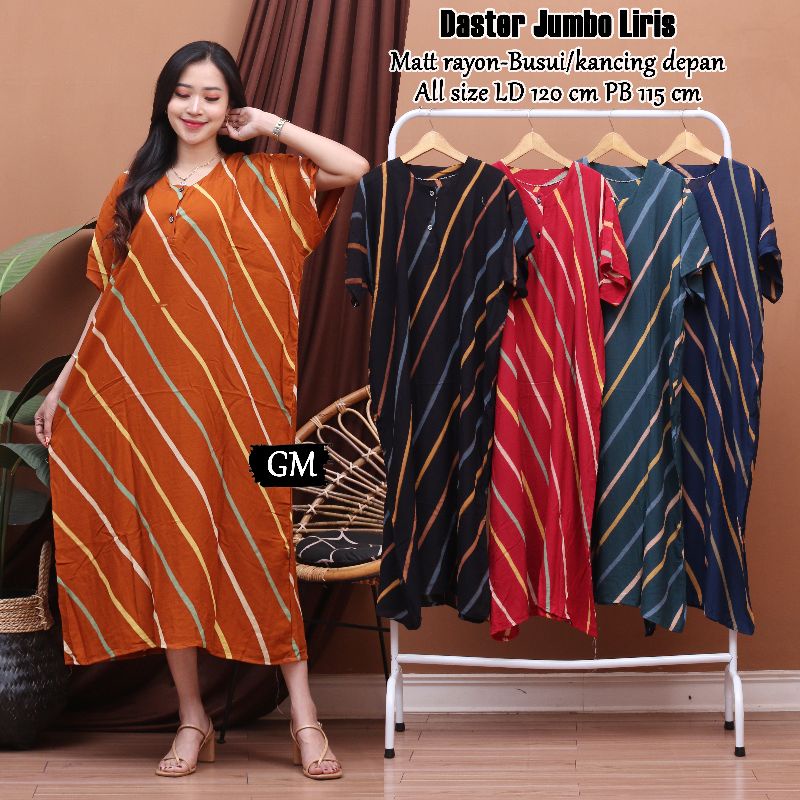 Daster jumbo busui rayon ld 120 terbaru