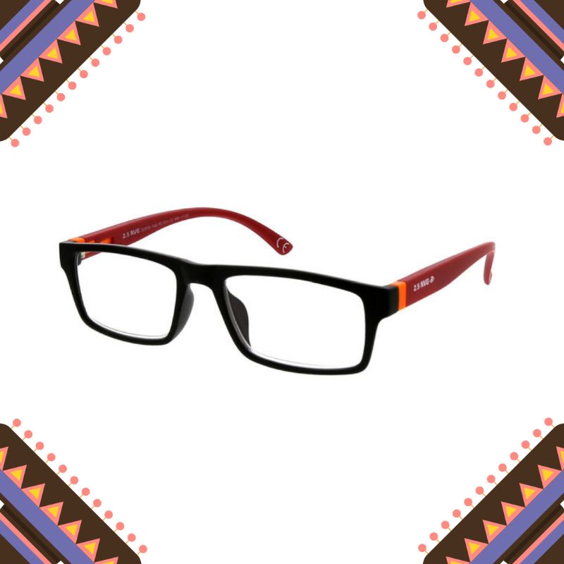 Kacamata Baca pria wanita 2.5NVG by Essilor RMP 101 0210 Lensa Plus +2.25 +2.50 +2.75 +3.00 +3.25