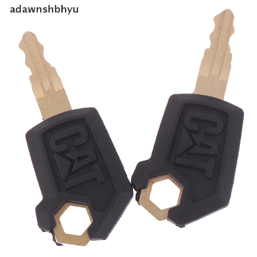 Adawnshbhyu 2pcs 5P8500 Alat Berat Ignition Loader Dozer Key Untuk Caterpillar