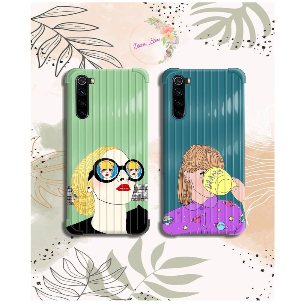 softcase Cute grils  Oppo A3s A1k A5 A9 2020 A7 F9 A5s A31 A52 A92 A37 A53 A83 F1s F11 DST246