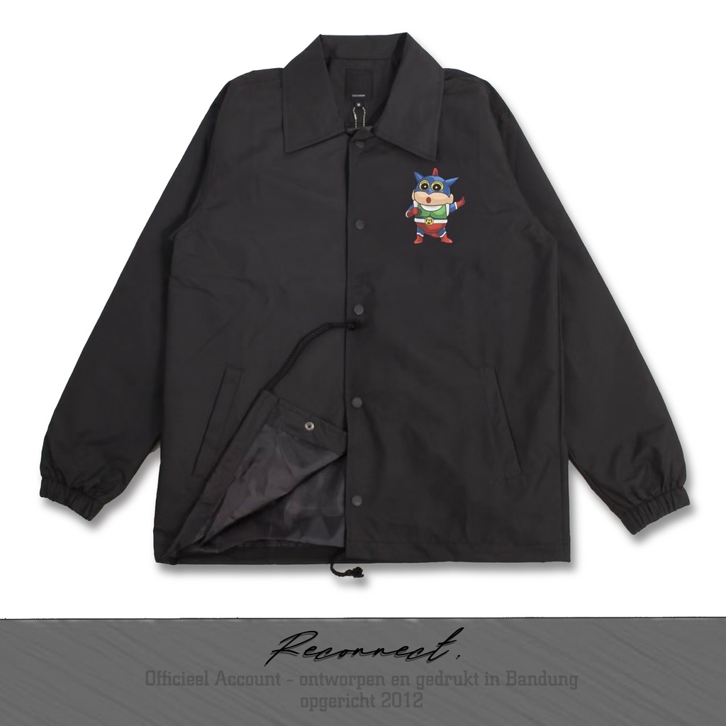 Reconnect Coach Jacket Sinchan Action Kamen Mask - Unisex