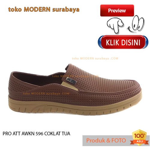 PRO ATT AWKN 596 sepatu pria casual slip on karet