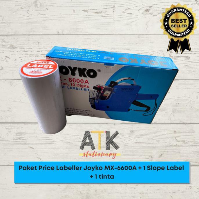 

Paket Alat Mesin Label Harga 2 Baris Price labeller Joyko MX 6600A