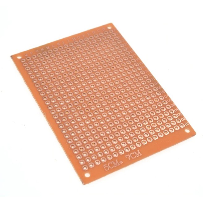 PCB Bolong lobang Lubang dot Matrix IC 5x7 cm 5x7cm 5*7 Fiber