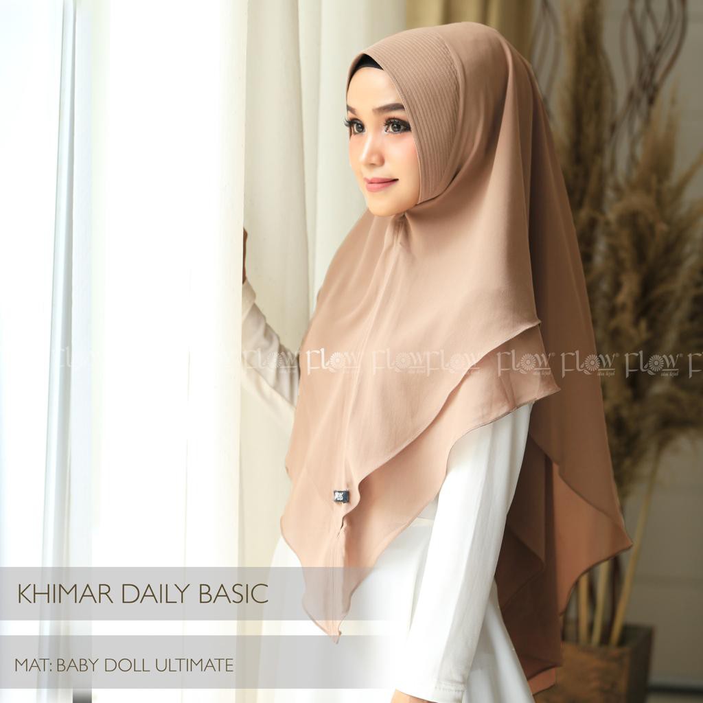 Jilbab Khimar Daily Basic Ori Flow-COKSU
