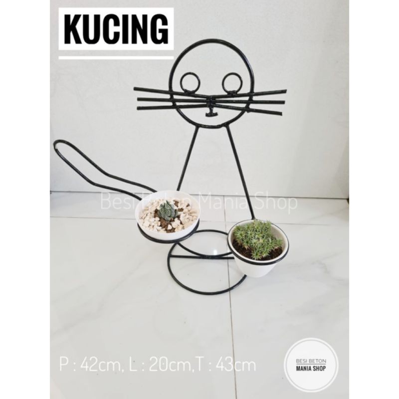 STANDING POT / STANDING POT BESI / RAK KAKTUS / RAK POT BESI / POT BESI / HIASAN DINDING BESI