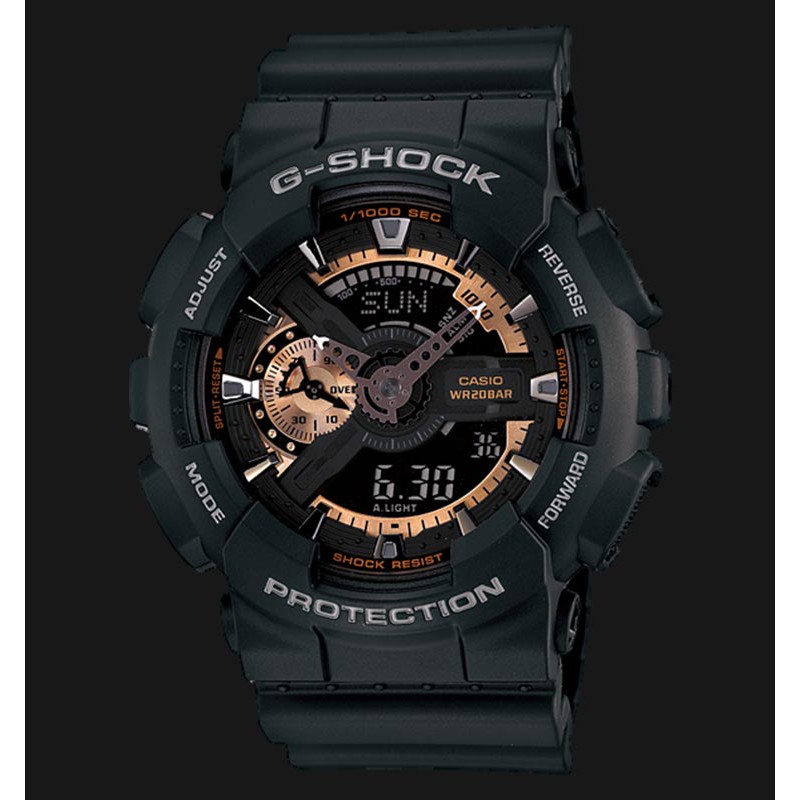 Casio G-Shock GA-110RG-1ADR Black Rose Gold