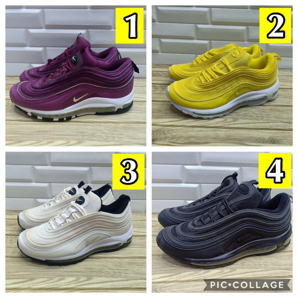 nike air max 97 purple yellow
