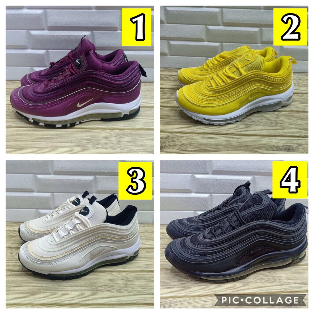 yellow and purple air max 97