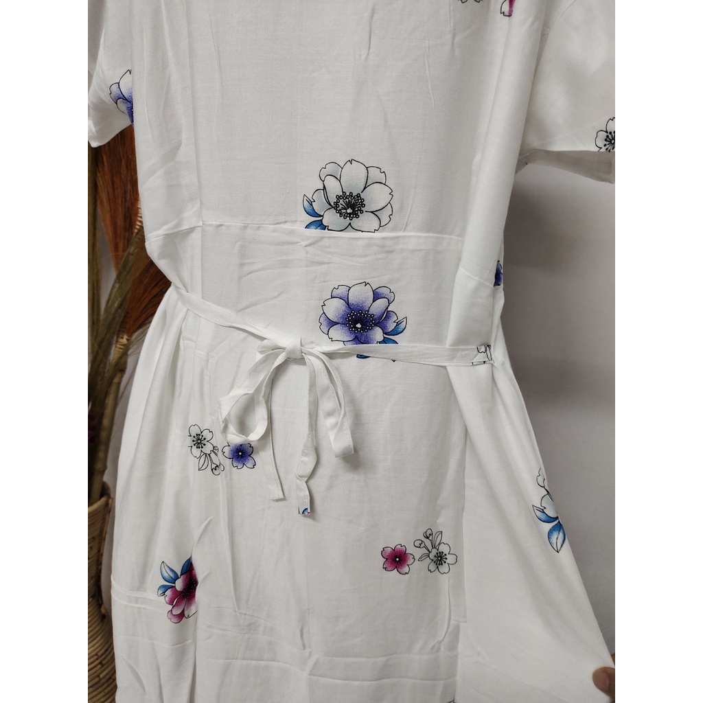 Kiandra - Long Dress Payung Tali Pinggang