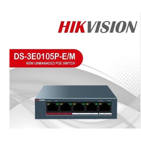 POE SWITCH HIKVISION 4 Port DS-3E0105P-E-M