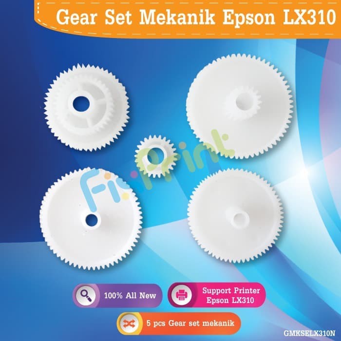 Gear Set Mekanik Printer Epson LX310 LX-310 Gigi Gir Dot Matrix LX310 LX 310 New