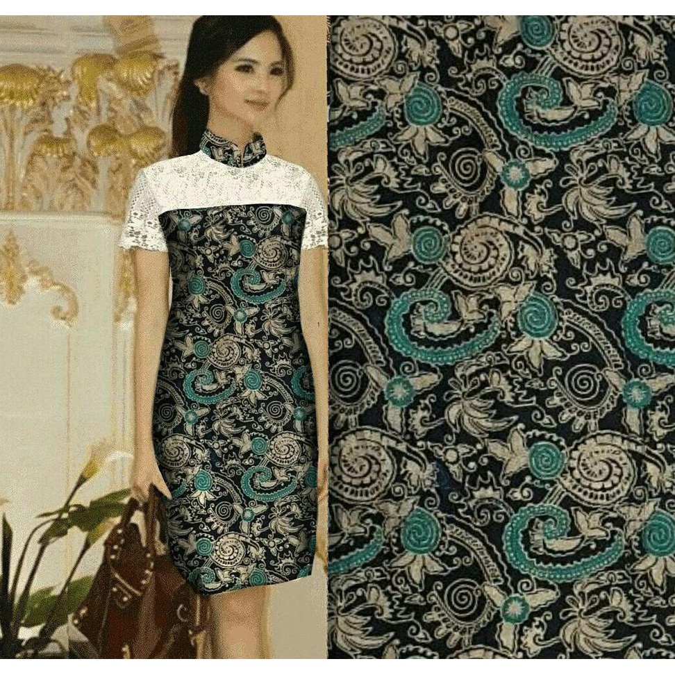 B3 MD ANABATIK MINI DRESS BATIK CANTIK MODEL TERBARU TERKINI TERLARIS C4