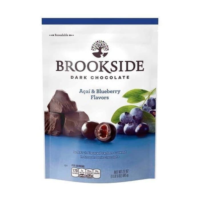 

Spesial - Brookside Dark Chocolate Acai & Blueberry 198Gr-Coklat Import