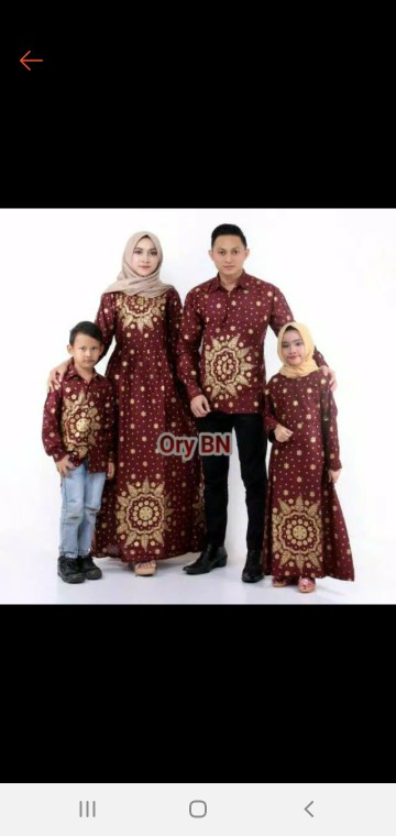 Batik Couple Keluarga, Sarimbit Batik Original