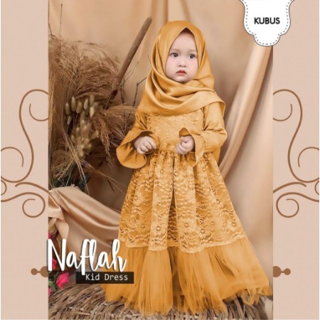 FASHION MUSLIM BAJU GAMIS SYARI ANAK PEREMPUAN MODEL TERBARU KEKINIAN FASHION LEBARAN ANAK 2-4 TAHUN