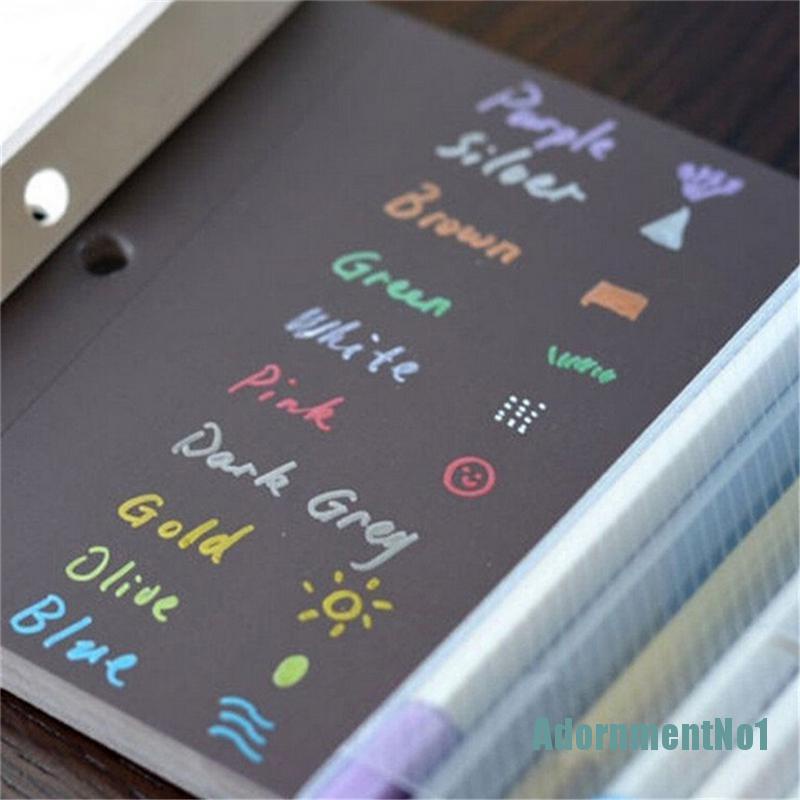 (AdornmentNo1) 10pcs / Set Pensil Warna Metalik Untuk Dekorasi Album DIY