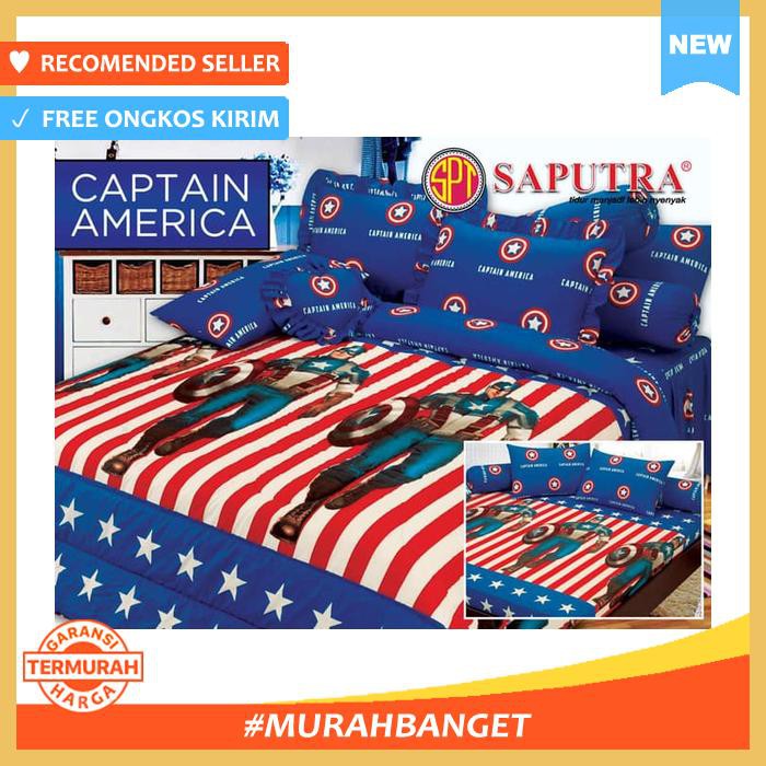SPREI SAPUTRA 180 X 200 CAPTAIN AMERICA
