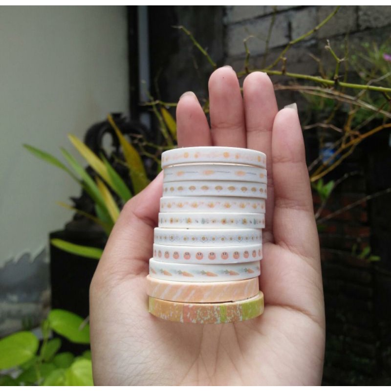 

1 Roll Mini Washi Tape For Journaling/Decoration