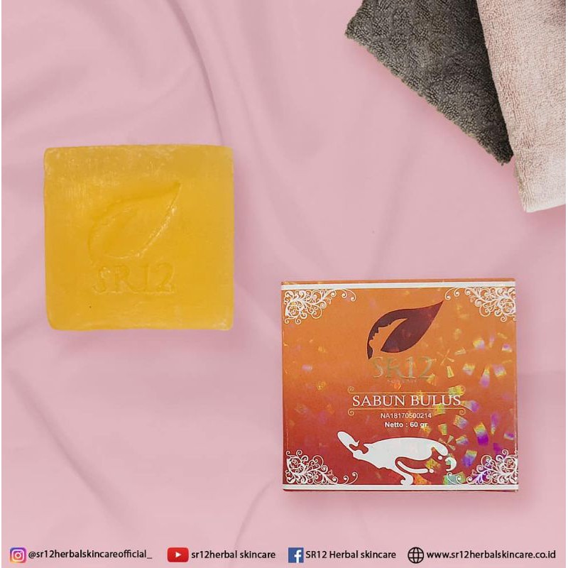 SABUN BULUS SR12 - MENGENCANGKAN, MENCERAHKAN DAN MENGHILANGKAN STRETCH MARK