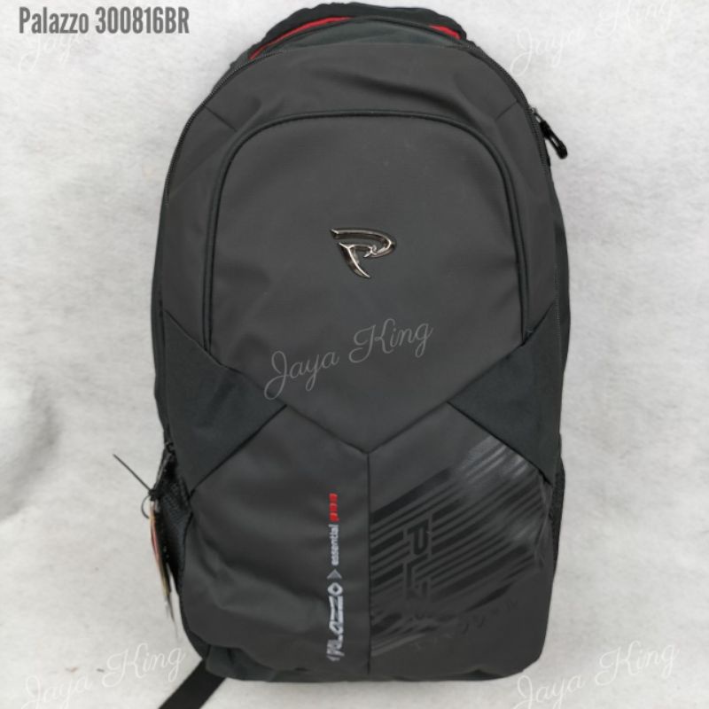 Ransel Laptop Palazzo 300 Tas Sekolah Kerja Pria Emboss Belakang Original