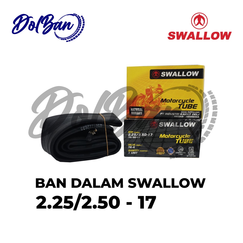BAN DALAM SWALLOW 225/250-17 RING 17