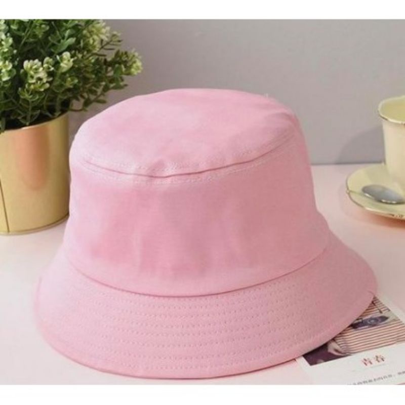 (SYA92) TOPI BUCKET POLOS // TOPI BUCKET HATS KOREA TERBARU