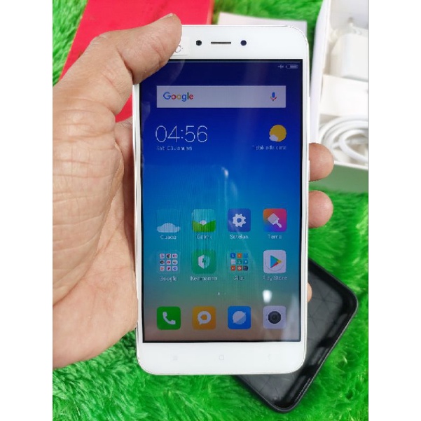 HANDPHONE HP SECOND BEKAS. REDMI NOTE 5A 2/16 FULLSET MULUS