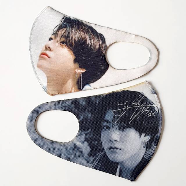 MASKER SCUBA JUNGKOOK BTS FULL PRINTING KPOP BANGTAN BOYS MEMBER MASKER KOREA MASKER KAIN SCUBA